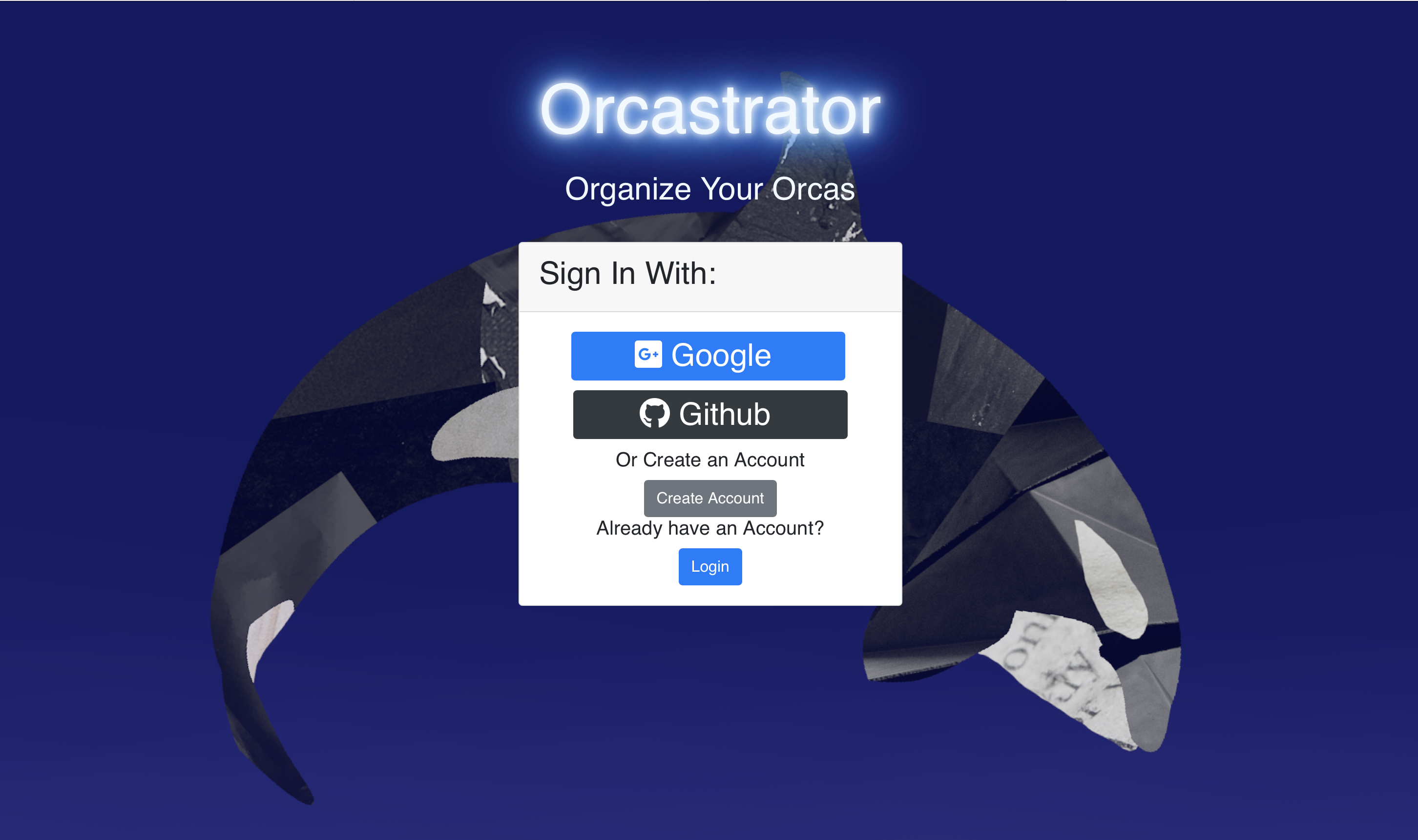 Orcastrator Screenshot